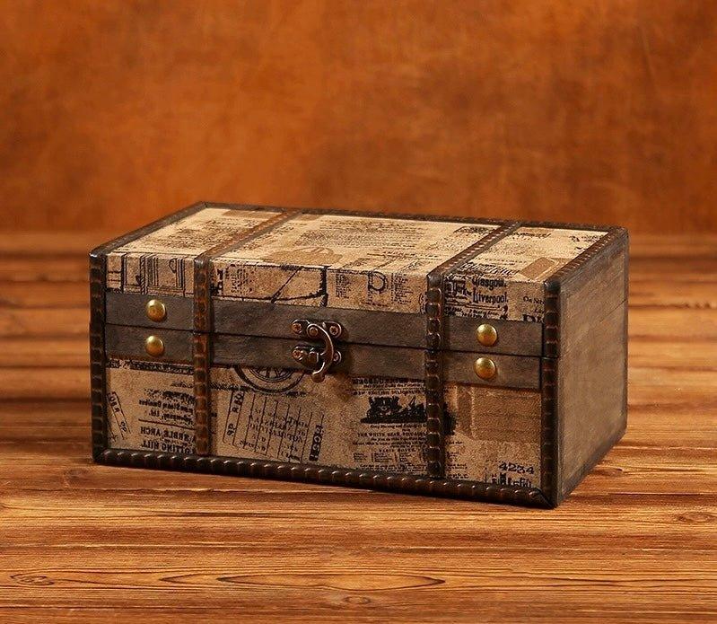 6028 Vintage storage box - Memo Journals