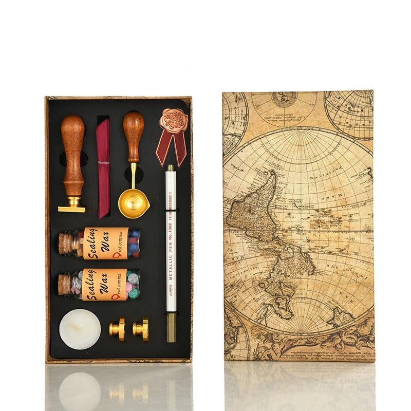5007 (2 bottles of wax Fire Lacquer Wax Map Set) - Memo Journals