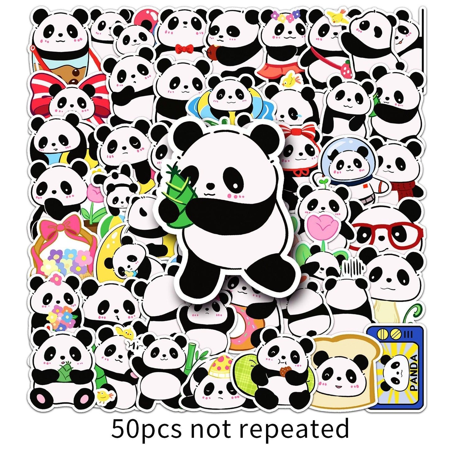 1046(50 Panda Stickers) - Memo Journals