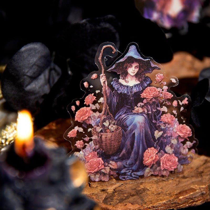 1005 Pet Sticker Pack: East Witch Series, Vintage Witch Hand Account ...