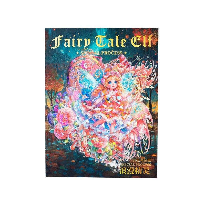 1022 Character Shell Light PET Stickers Fairy Tale Fairies - Memo Journals