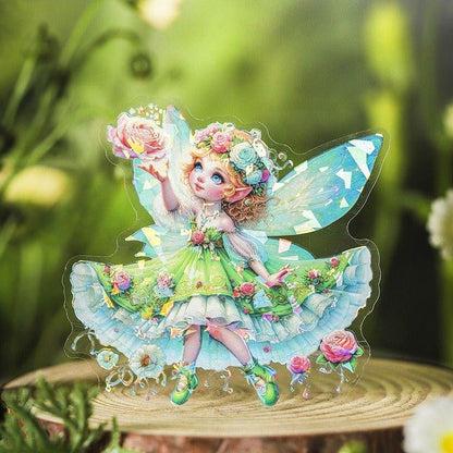 1022 Character Shell Light PET Stickers Fairy Tale Fairies - Memo Journals