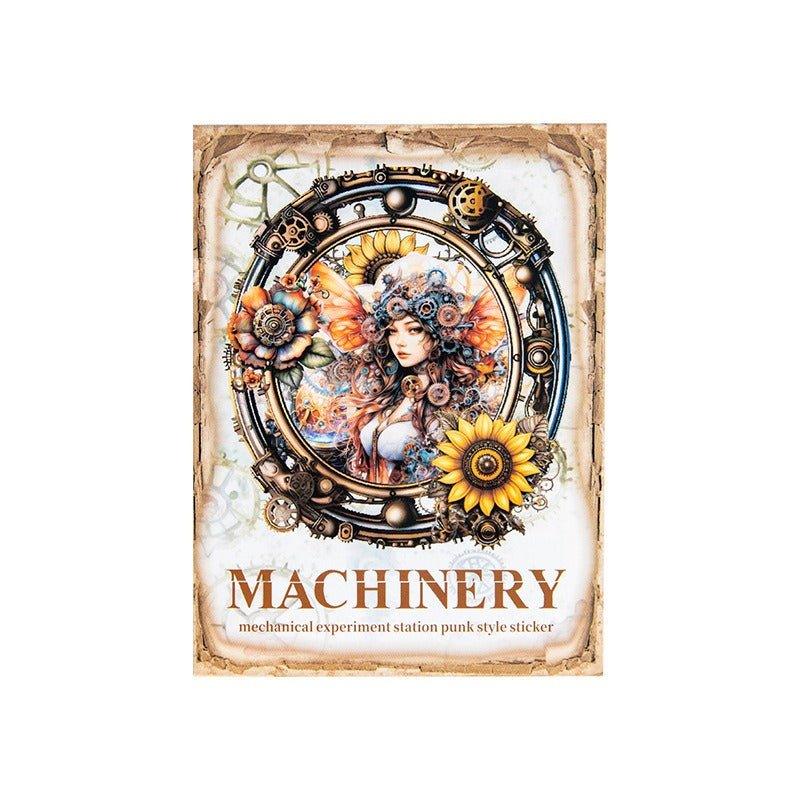 1029 Mechanical Experiment Station Series Stickers Memo Journals