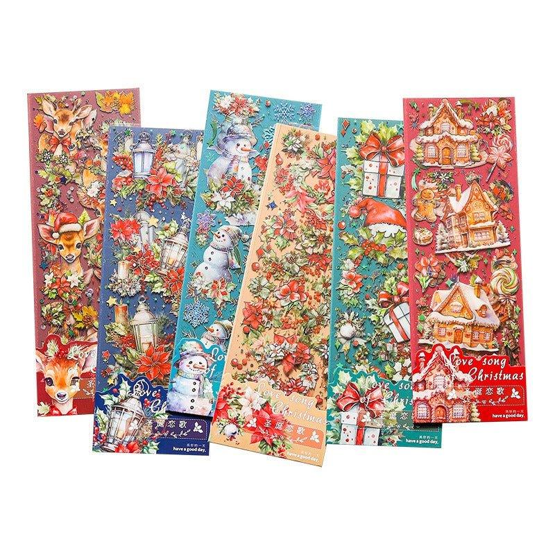 1034 Stickers Christmas Song Series - Memo Journals