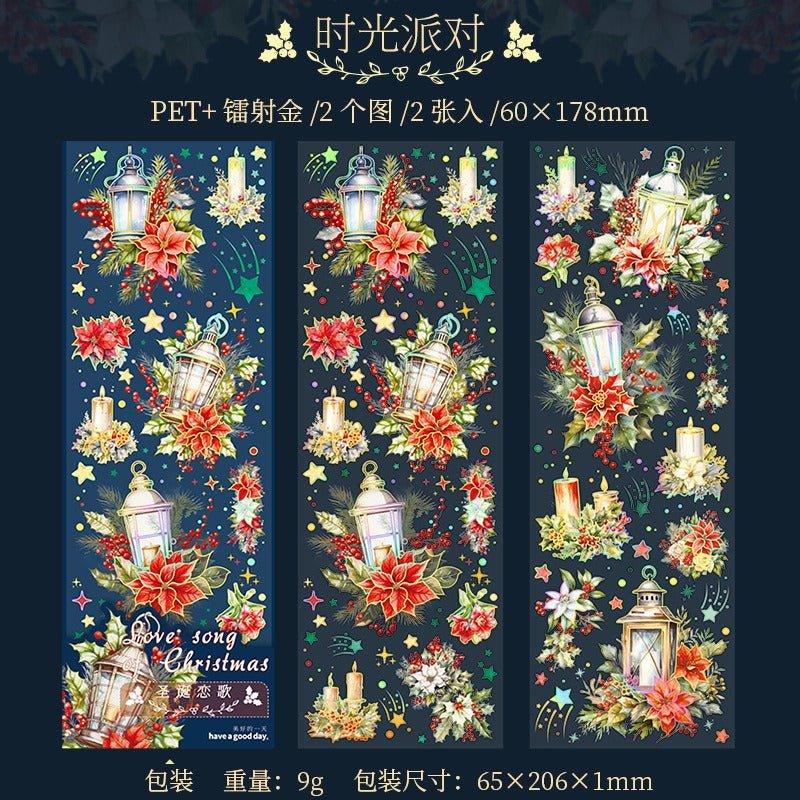 1034 Stickers Christmas Song Series - Memo Journals