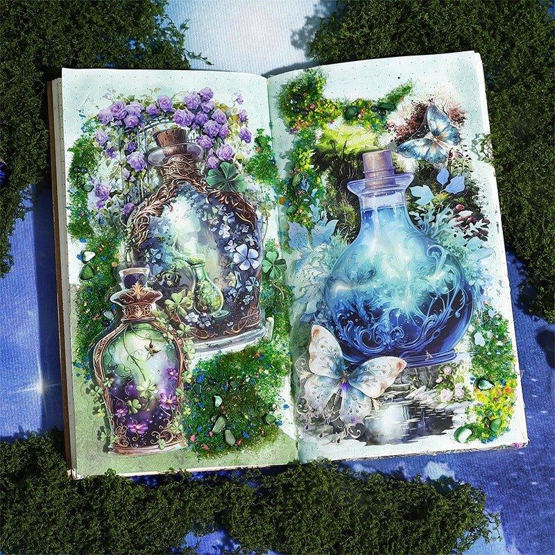 1037 Sticker Pack The Witch's Potion Collection - Memo Journals