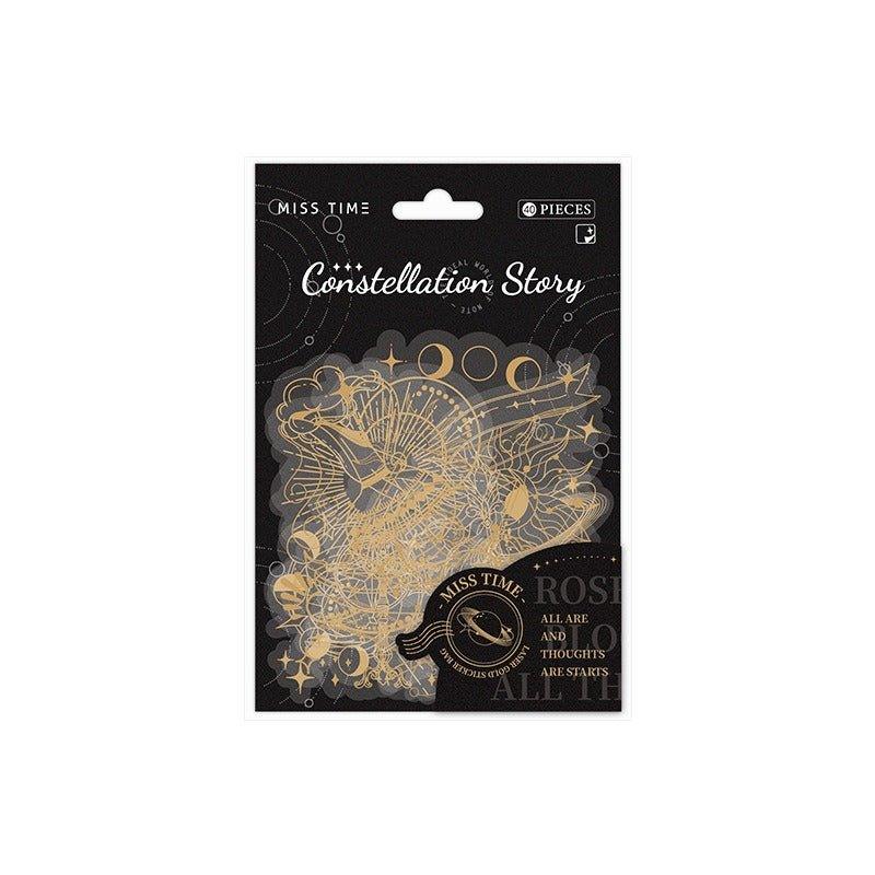 1038 Laser Handbook Stickers Constellation Story Series - Memo Journals