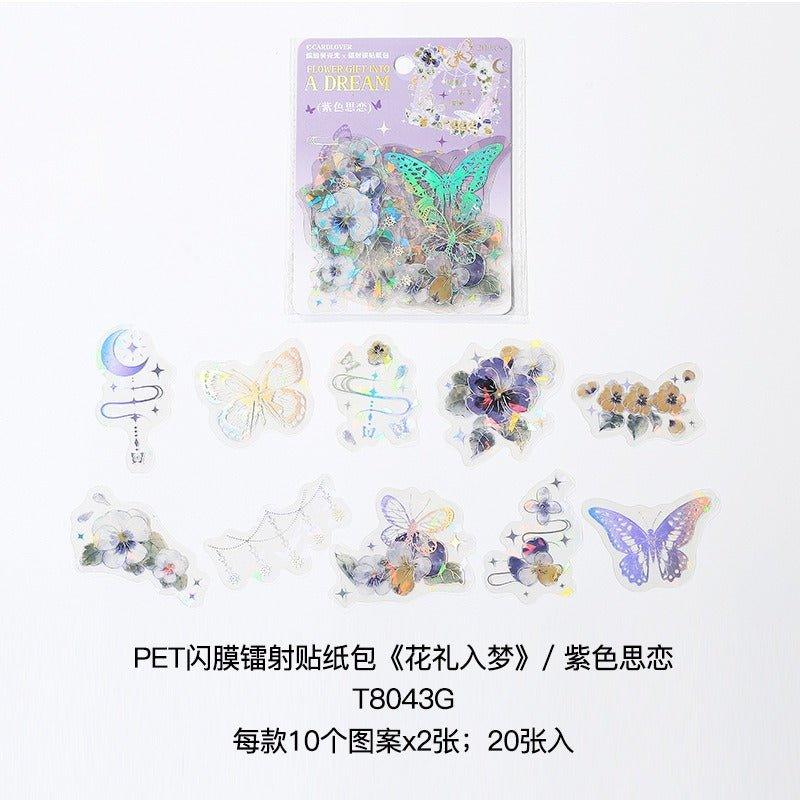 1092 Sticker Packs Flower Gift in Dreams - Memo Journals