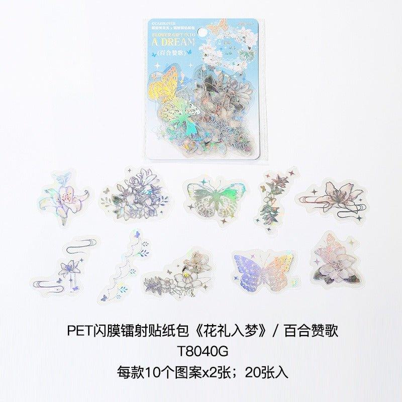 1092 Sticker Packs Flower Gift in Dreams - Memo Journals