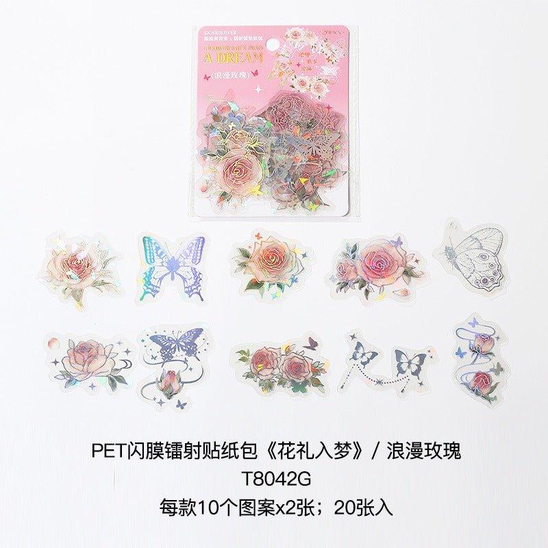 1092 Sticker Packs Flower Gift in Dreams - Memo Journals