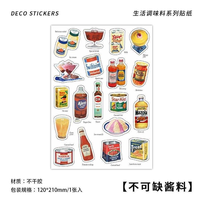 1093 Stickers Life Seasoning Series - Memo Journals