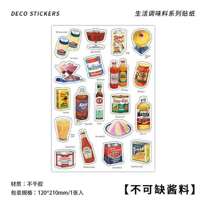 1093 Stickers Life Seasoning Series - Memo Journals