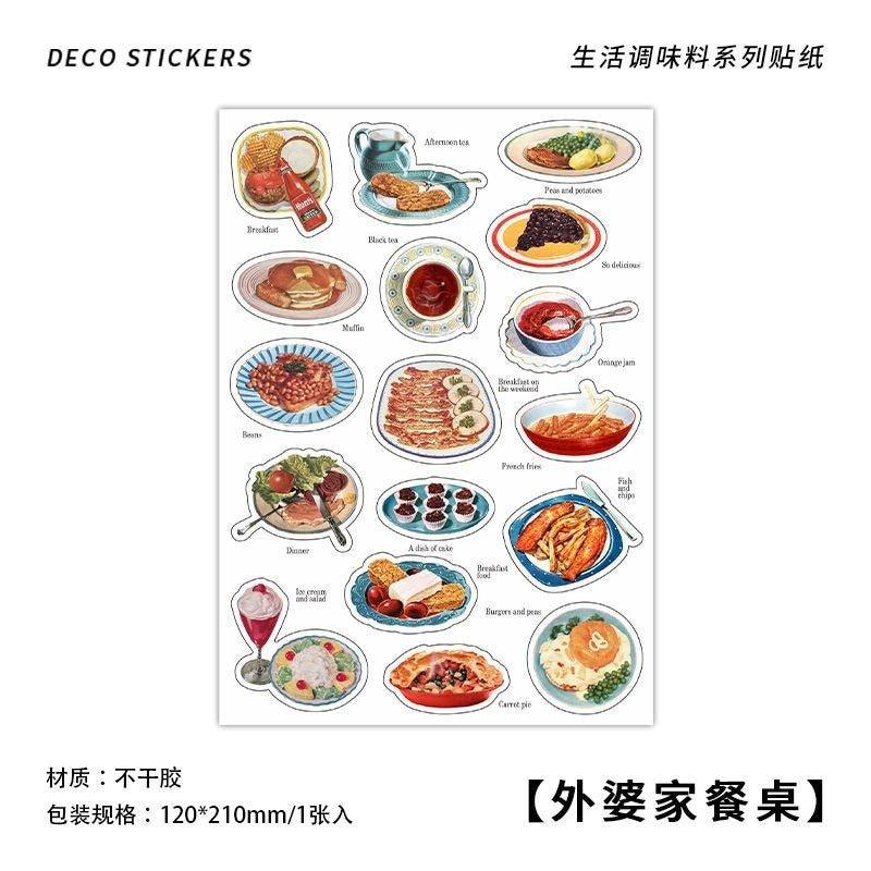 1093 Stickers Life Seasoning Series - Memo Journals