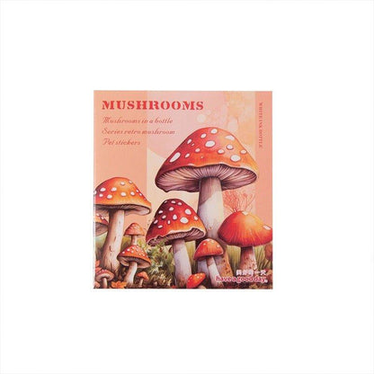 1097 PET Stickers Mushroom in a bottle series - Memo Journals