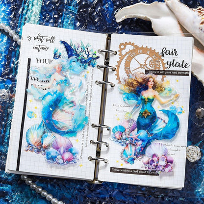 1099 Stickers Mermaid Fairy Tale Series - Memo Journals