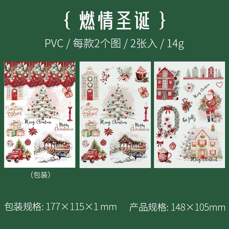 1202 Transfer Stickers Christmas Party Series - Memo Journals