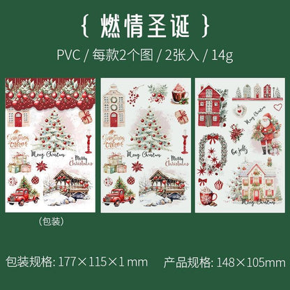 1202 Transfer Stickers Christmas Party Series - Memo Journals