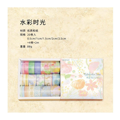 3010 （20 Volume Set Washi Tape Vintage Seal Collection） - Memo Journals