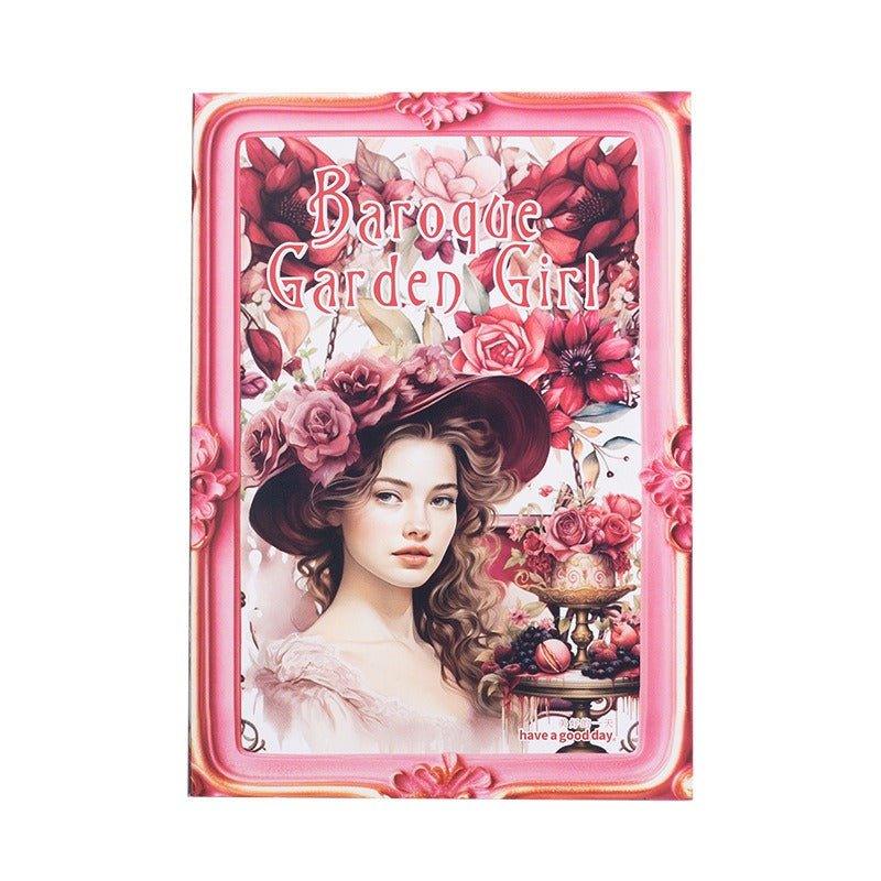 1108 Sticker Book Baroque Garden Girl Series - Memo Journals