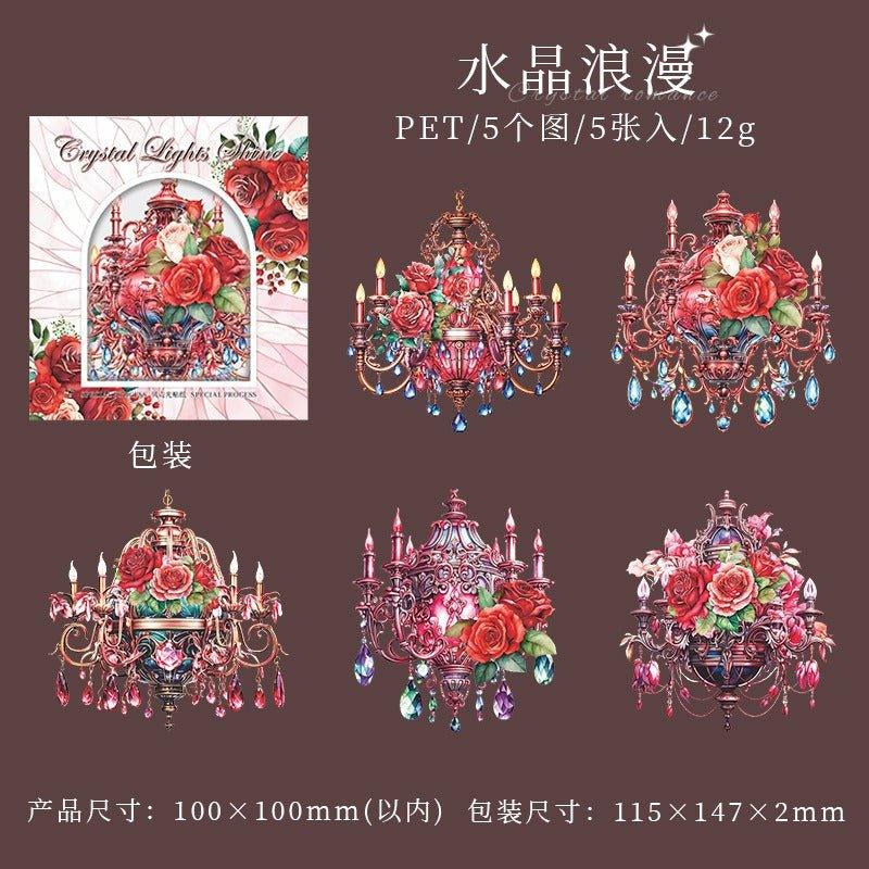 1111 Sticker Pack Crystal Light Shadow Series – Memo Journals