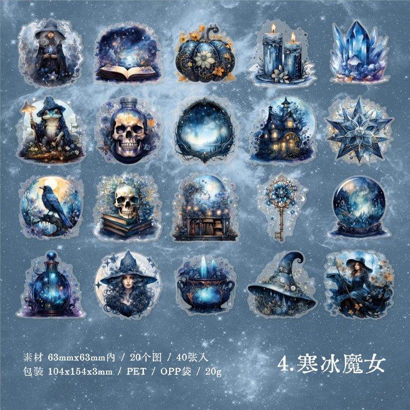 1112 Pet Sticker Pack Magic Fantasy Series - Memo Journals