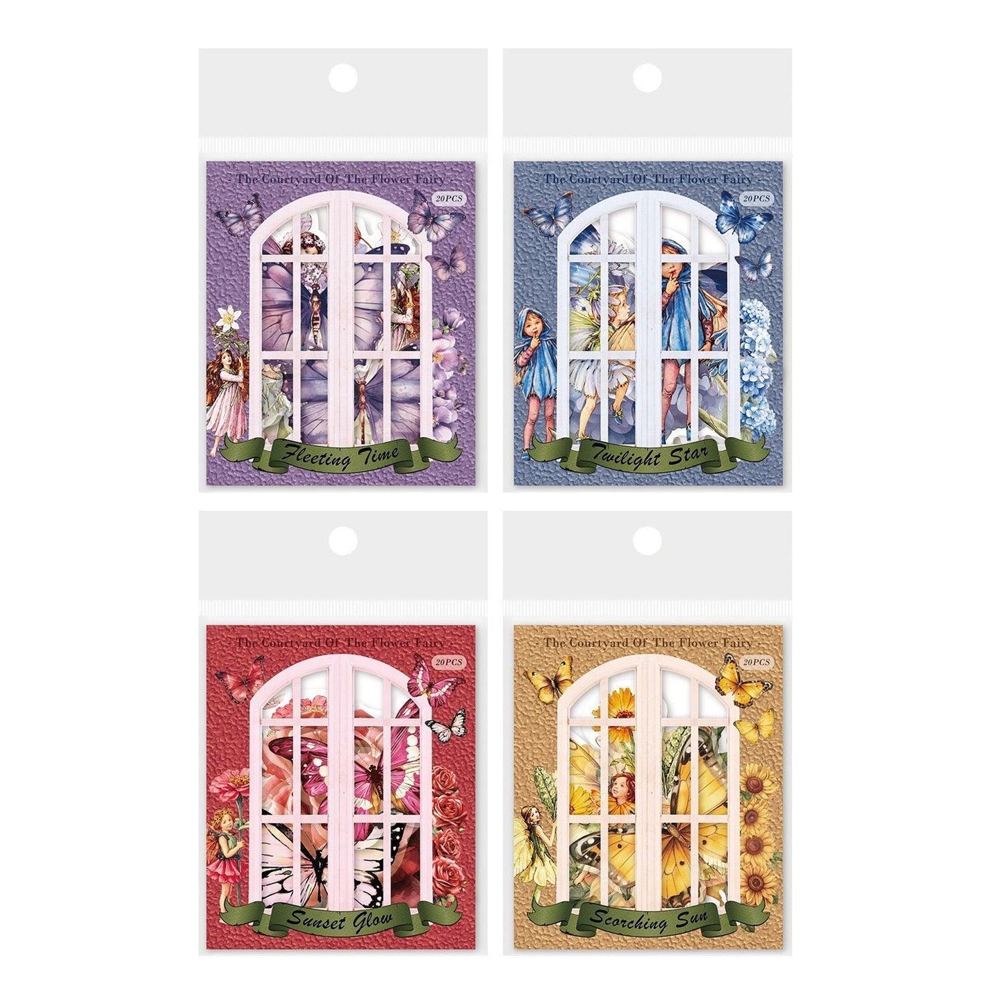 1118 Stickers Flower Fairy Garden Series - Memo Journals