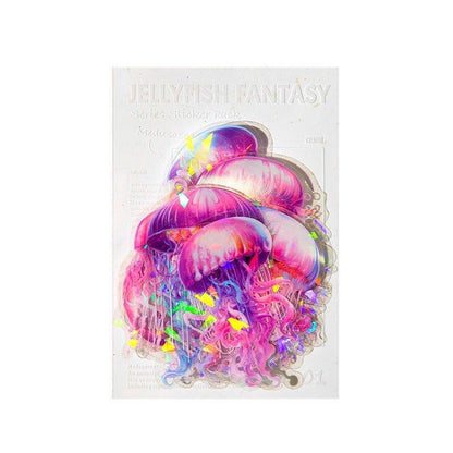 1153 Sticker Packs Jellyfish Fantasy Series - Memo Journals