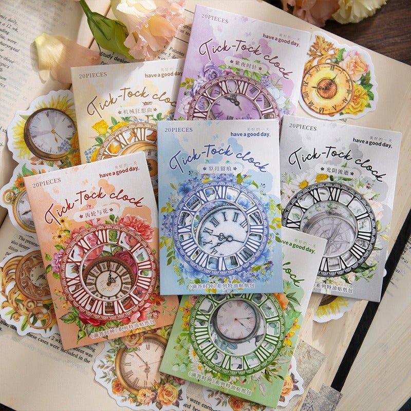 1160 Sticker Pack Tick Clock Series – Memo Journals