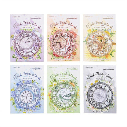 1160 Sticker Pack Tick Clock Series - Memo Journals