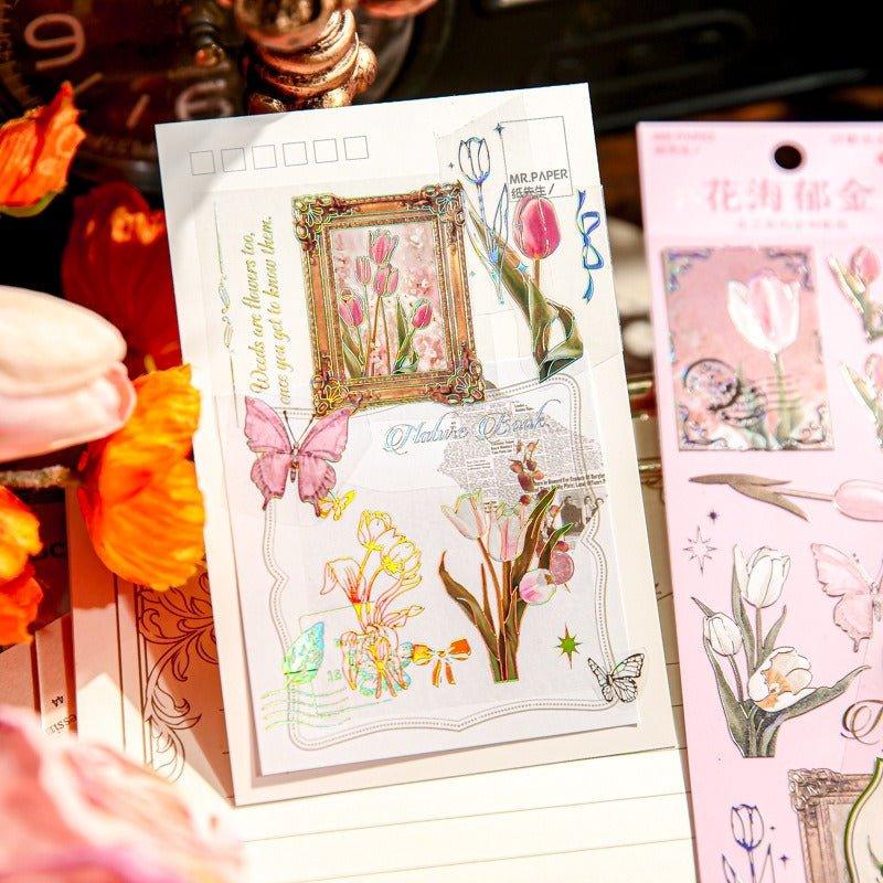 1167 Sticker Pack Flower Pact Series - Memo Journals