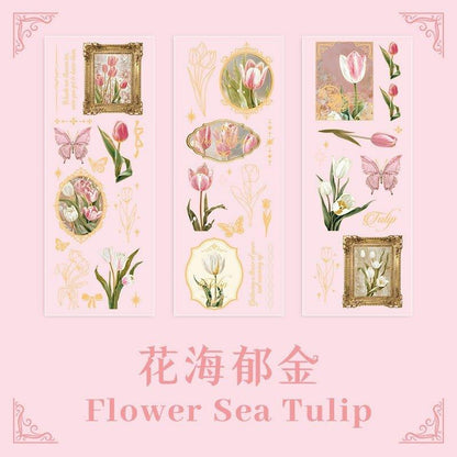 1167 Sticker Pack Flower Pact Series - Memo Journals