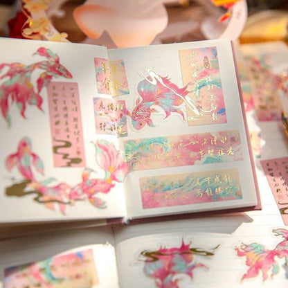 1169 Sticker Pack Hua Chi No Carp Handbook Decorative Stickers - Memo Journals