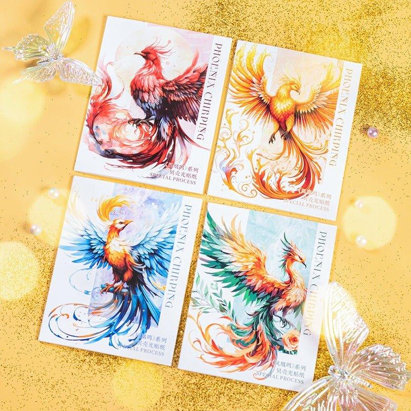 1171 PET Stickers Phoenix Stickers Handbook Stickers – Memo Journals