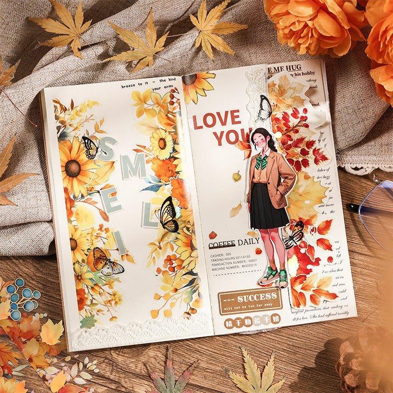 1175 Stamping Stickers Autumn Impression Series - Memo Journals