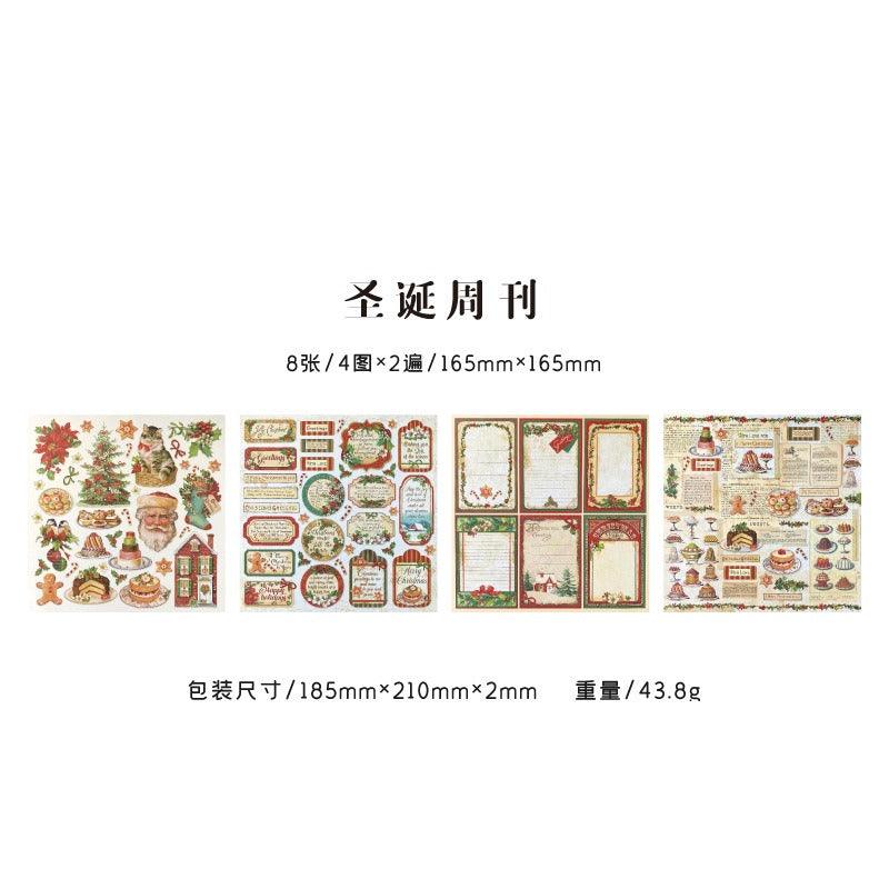 1086 Stickers Christmas Prelude Series - Memo Journals