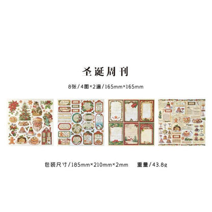 1086 Stickers Christmas Prelude Series - Memo Journals