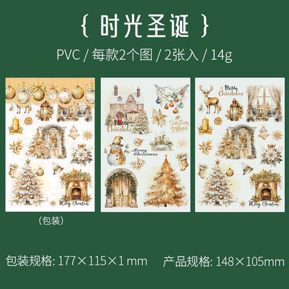 1202 Transfer Stickers Christmas Party Series - Memo Journals