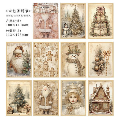 2188 Sketchy Paper Christmas Theme Series - Memo Journals