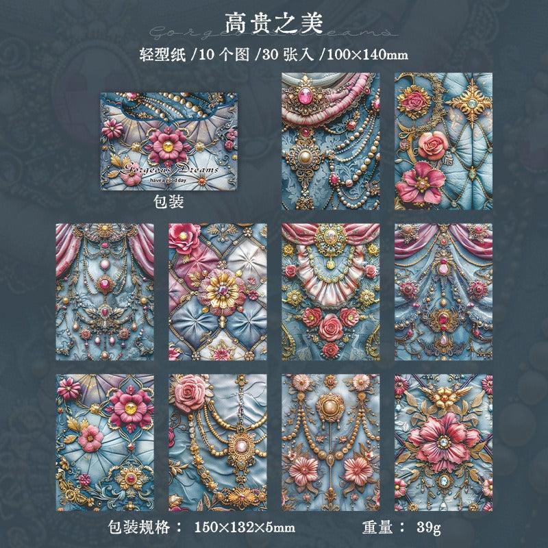 2015 Gorgeous Jewelry Theme Material Paper Gorgeous Dreams - Memo Journals