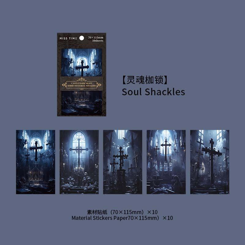 1039 Stickers Castle Darkness Series - Memo Journals