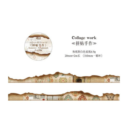 3007 Washi Shaped Tape Memory Fragments Series - Memo Journals