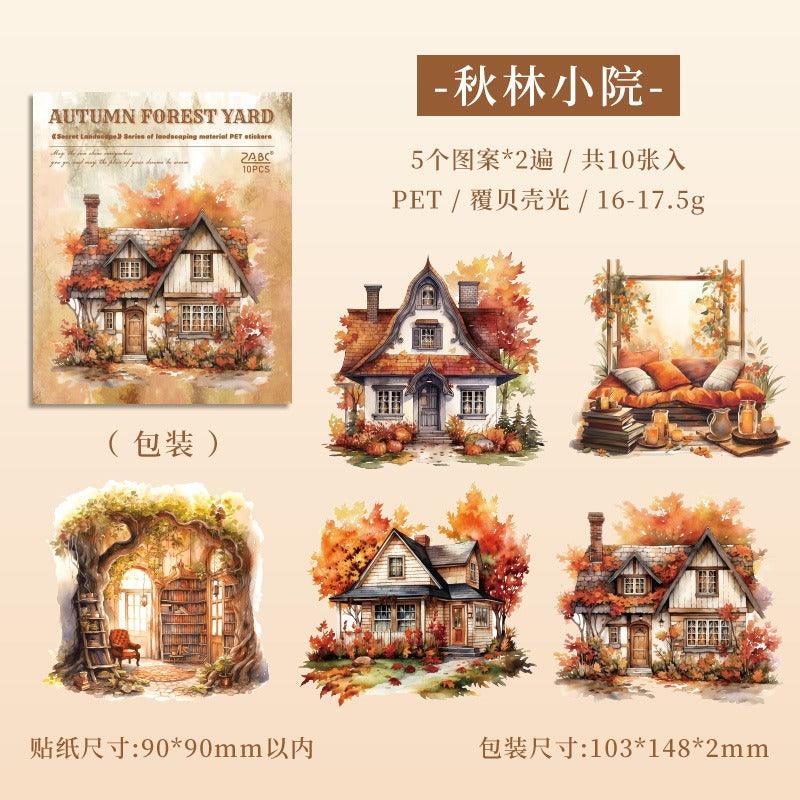 1079 Sticker Pack Secret Scenery Series - Memo Journals