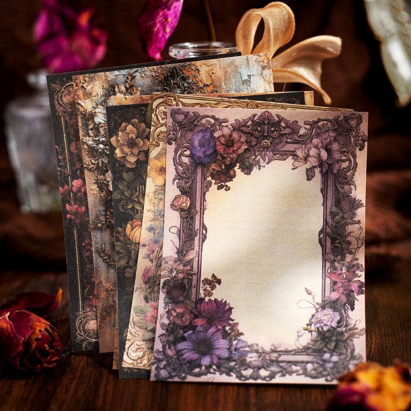 2038 Material Paper Fragrant Flower Shadow Series - Memo Journals