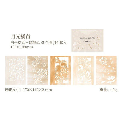 2079 Sketch Paper Love Dream Shadow Flower Series - Memo Journals