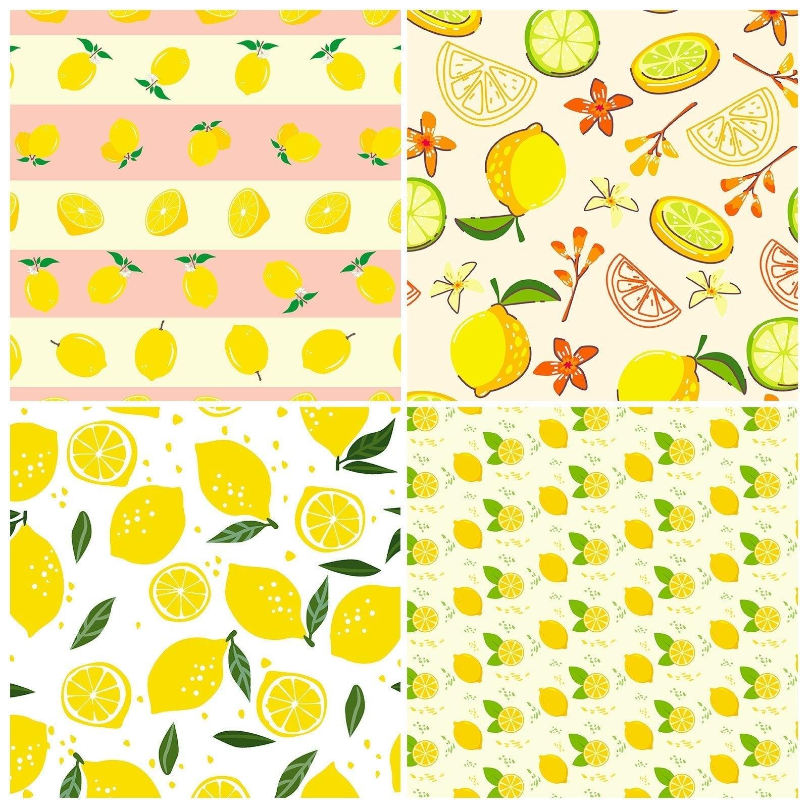 2102 12pcs/pack lemon small fresh material paper ins literary handbook - Memo Journals