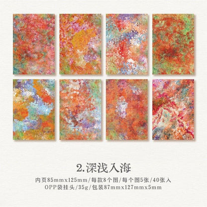 2127 Sketchy Paper Mottled Dreams Series - Memo Journals