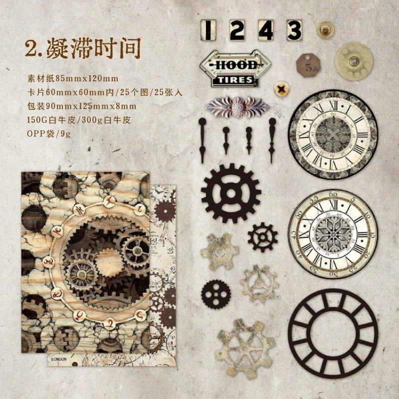 2143 Packages Time Gear Series - Memo Journals