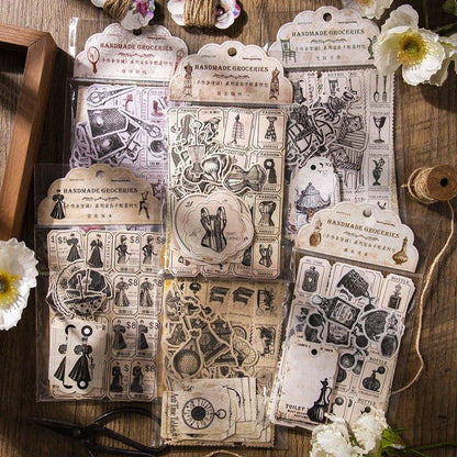 2145 Material Packs Handmade Grocery Series - Memo Journals