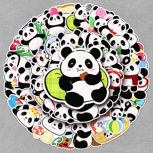 1046（50 Panda Stickers） - Memo Journals