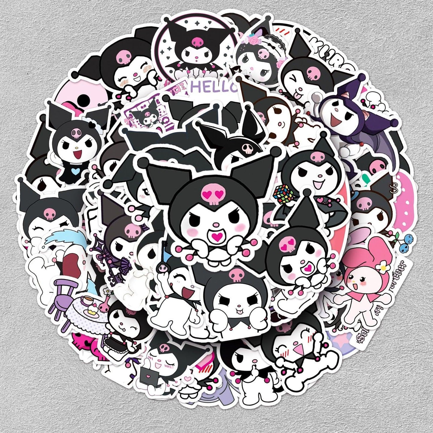 1049 （50 Kurome Animated Sanrio Stickers） - Memo Journals